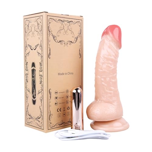 Gode Vibrant à Ventouse Gődémiché Femme Šéx Realiste Gődé Vibrő-måsséur Feminin Telecommande Souple Silicone Ventouse