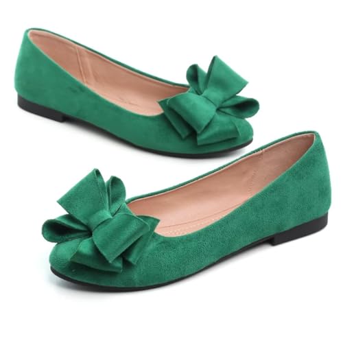 Image of TN TANGNEST Women Fashion Bowknot Flats Comfort Pointed Toe Dress Shoes