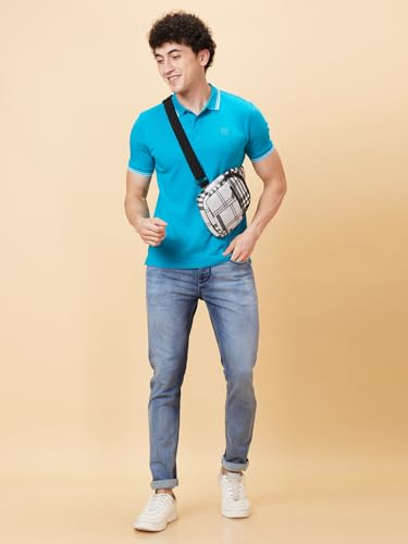 Image of Being Human Grey Slim Fit Men's Denims Clothing