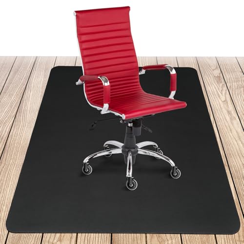 COSYLAND Bodenschutzmatte Bürostuhl 90x120 cm – rutschfeste Bürostuhl Unterlage – Geräuschdämpfende Schreibtischstuhl Unterlage zum Schutz von Laminat, Fliesen & Parkettböden – Schwarz COSYLAND Bodenschutzmatte Bürostuhl 90x120 cm – rutschfeste Bürostuhl Unterlage – Geräuschdämpfende Schreibtischstuhl Unterlage zum Schutz von Laminat, Fliesen & Parkettböden – Schwarz