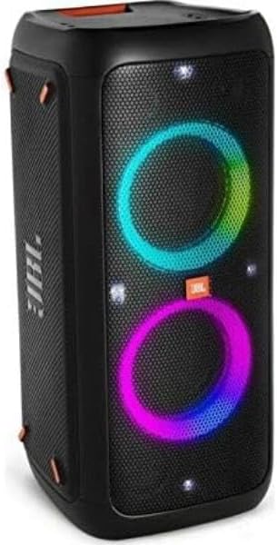JBL PartyBox 310 - Wireless Bluetooth Party Speaker with Built-in Dynamic Lighting, Karaoke Mode, Powerful Bass and JBL App Support, in Black