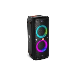 JBL PartyBox 310 Enceinte Bluetooth sans fil avec éclairage dynamique intégré, mode karaoké, basses puissantes et prise en charge de l’application JBL Noir - Les Beatles, Paul McCartney, John Lennon, RIngo Starr, George Harrison