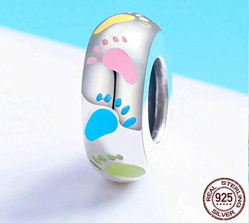 FeatherWish 925 Sterling Silver New Baby Boy Girl Family Love Spacer Bead Charm Compatible With Pandora Bracelet Or Necklace - Image 3