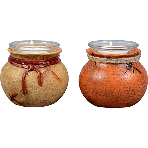 Southwest Pots Candle Holders - Set Of 2 #TOP3