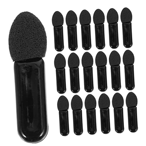 Beatifufu 100pcs Eyeshadow Sticks Soft Sponge Tips Eyeshadow Base for Women Short Applicators for Eye Makeup