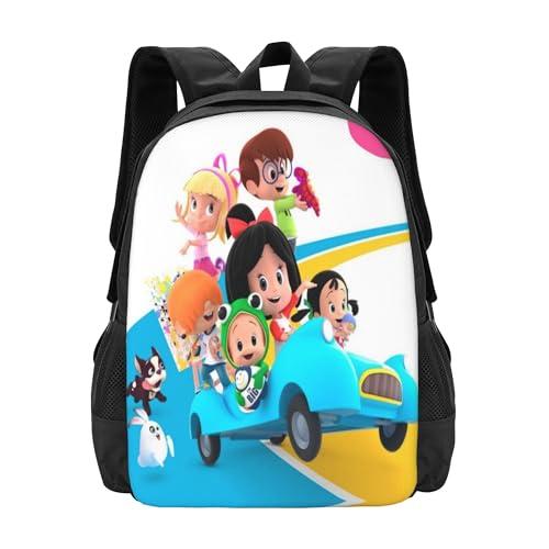 Cleo and Cuquin Mochila novedosa, ligera, de gran capacidad, para viaje, portátil, informal, regalo para niños y niñas.