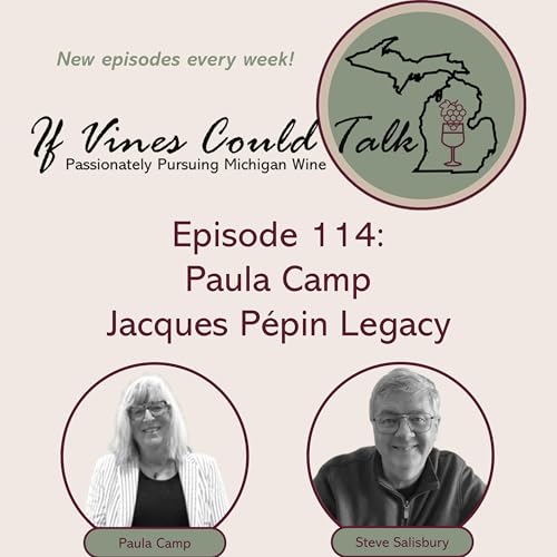 Episode 114: Paula Camp - Jacques Pépin Legacy Podcast Por arte de portada