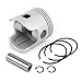 Camotokiit Golf Cart 2 Cycle Golf Piston & Rings Assembly Kit Compatible with Columbia Par Car 1982-1995 / Harley Davidson 1963-1981