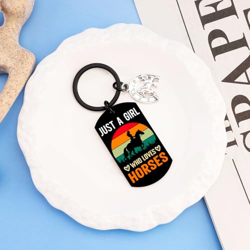 Horse Gifts for Women Girls Valentine Day Horse Keychain Horse Lovers Gifts For Women Birthday Gift for Girls Daughter Teens Christmas Horse Memorial Gifts For Women Horses Hoof Stocking Stuffers Gift4