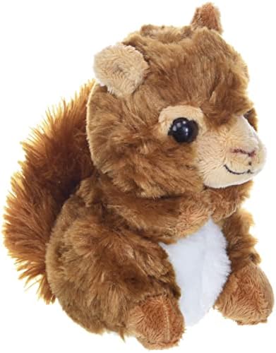 Wild Republic Red Squirrel Plush, Stuffed Animal, Plush Toy, Gifts for Kids, Hug’ems, 7 inches