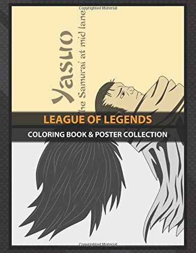 Coloring Book & Poster Collection: League Of Legends The Samurai At Mid Lane