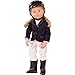 Produktbild Götz 1466022 Happy Kidz Anna als Turnierreiterin Puppe - 50 cm große Multigelenk-Stehpuppe, Blonde Haare, Blaue Augen - 8-teiliges Set