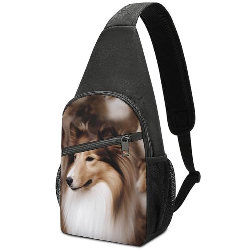Morrale Urbano Shelties tipo bandolera blanco unisex miniatura 1