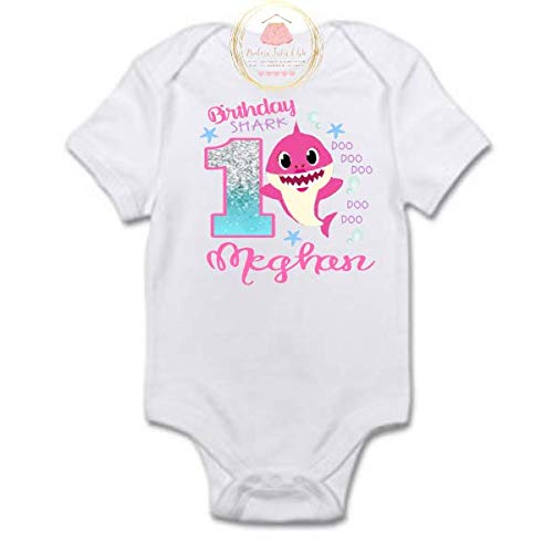 baby shark birthday onesie
