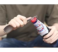 SANTTA Camping Göffel, Titan Löffel, Gabel und Flaschenöffner 3 in 1 Spork (3 in 1 Gabel)… – Ansicht 4