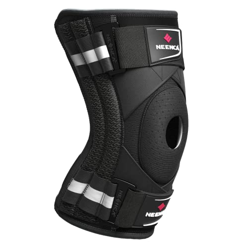 NEENCA Professional Knee Brace for Knee Pain, Medical Knee Support with Patented X-Strap Fixing System. Best for Arthritis, Meniscus Tear, Injury Recovery, Knee Pain Relief, ACL, Sports. Men & Women
