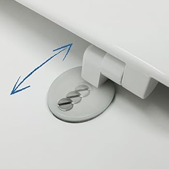 Abattant WC Pour KERASAN FLO' TERRE/SUSPENSE/MONOBLOC THERMODURANT BLANC Charnière Inox Normale Ou Ralentie Soft Close