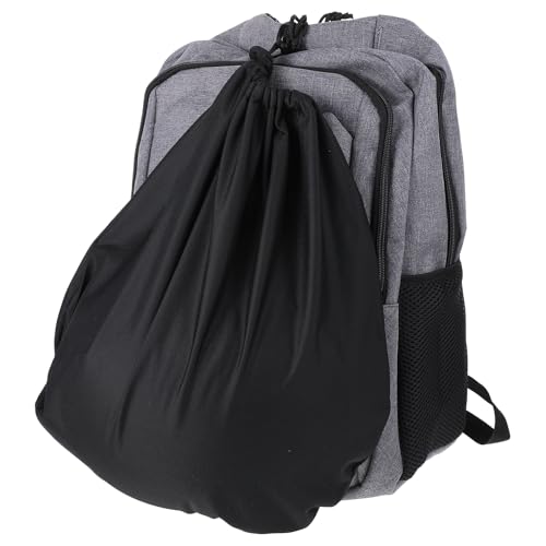 Image of 2PCS Welding Helmet Bag Microfiber Ski Hood Storage Bags with Drawstring Locking, Folding Large Storage Helmet Organization Backpack Lightweight for Motorcycle Bicycle Bike Riding Travel Racing(Black)