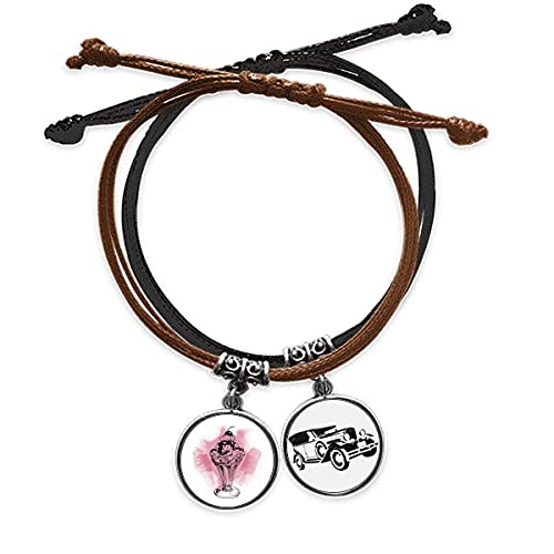 Bracelet de la glace au chocolat et sa cerise : éveillez vos souvenirs d'enfance