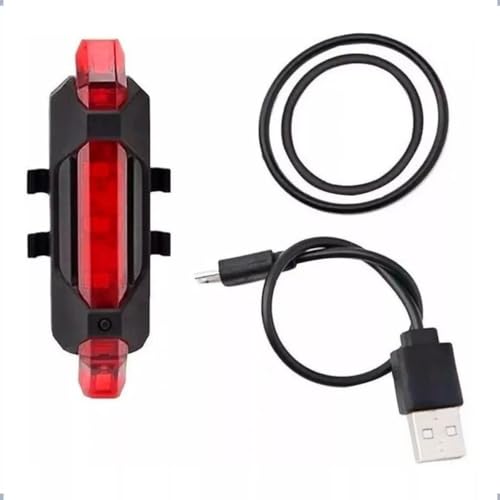 Kit Conjunto de Farol e Lanterna para Bike Traseira para Bicicleta Impermeável 3 Modos de Luz Cabom