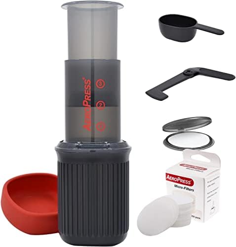 YesEatIs Aero Press Special Bundle mit Aero Press Go + 350 Mikrofilter