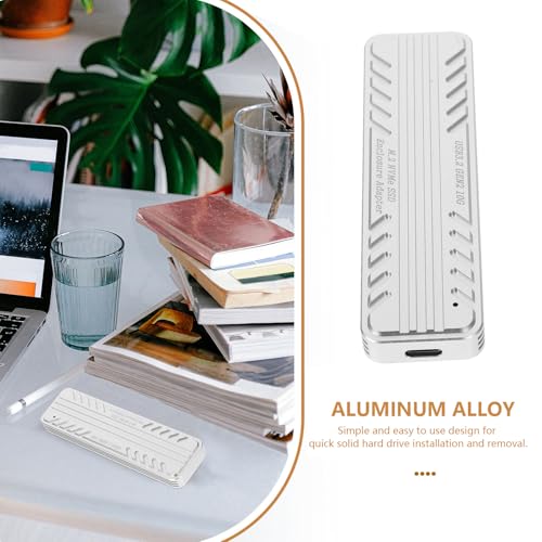 Funda externa SSD aluminio USB-C para NVMe PCIe miniatura 2