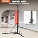VEVOR Punching Bag Stand, Steel Heavy Duty Workout Training Equipment, Adjustable Height Boxing Punching Stand with Weighted Base, Holds Up to 143 lbs, Freestanding Sandbag Rack for Home Gym Fitness