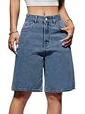 EMMIOL Women Mid-Low Waisted Jorts Outfits Baggy Denim Jean Shorts Y2K Summer Hot Short Pants 90S
