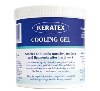 Keratex Cooling Gel - Cools your horses muscles, tendons & ligaments - 1 litre tub by William Hunter Equestrian