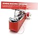 SEWACC Máquina De Coser Doméstica Mini Herramienta De Costura Portátil Diseño Práctico Imagen de SEWACC Máquina De Coser Doméstica Mini Herramienta De Costura Portátil Diseño Práctico