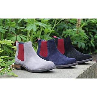 Oakenwood Bottines Chelsea formelles en daim et mousse à mémoire de forme pour homme - Les Beatles, Paul McCartney, John Lennon, RIngo Starr, George Harrison Oakenwood Bottines Chelsea formelles en daim et mousse à mémoire de forme pour homme – Image 7