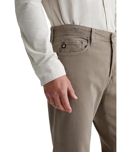 AG Mens Everett Slim Straight Brushed Moleskin Pants Faded Ashwood 34x344