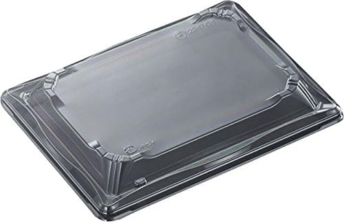 Central Chemical Disposable Container Lids, CT Iroha 23-17, O Lid-1, Pack of 50, Size: Approx. 9.3 x 6.9 x 1.1 inches (23.5 x 17.4 x 2.9 cm)