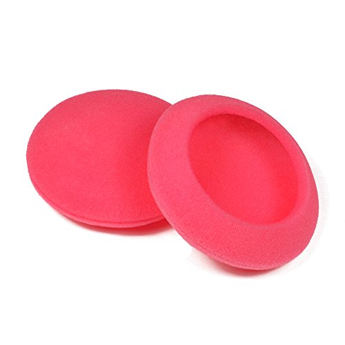 Synsen 5 Pairs 50mm(2inch) Quality Replacement Ear Pad Foam Earbud Sponge Cover Cushions for Sennheiser PX100 / Sony MDR-G57 / Philips/Plantronics & Other Headphones (50mm, Pink)