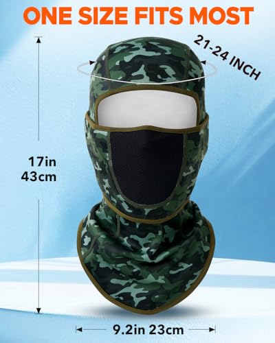 Image of Balaclava Face Ski Mask with Movable Design for Men Women-Fleece Winter Face Covering for Cold Weather Skiing Outdoor Work