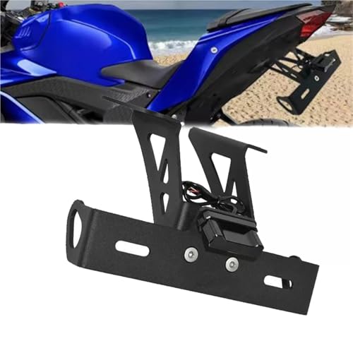 Support de plaque d'immatriculation pour moto Yamaha MT-03 et MT-25 de 2015 à 2024