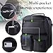 Amotpo Pilot Headset Bag Aviation Headset Pilot Bag, Durable Aviation Flight Carry Case with Multiple Pockets for Aviation Headset, Pilot Kneeboard and Other Accessories