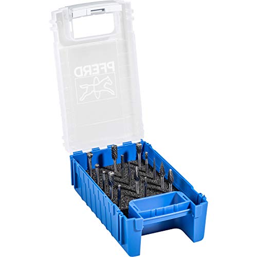 PFERD TOOLS HM-Frässtift-Set, 15-teilig, Zahnung 3 PLUS, Schaft-ø 3 mm, 21901505 – für universelle Anwendungen auf den wichtigsten industriell verwendeten Werkstoffen