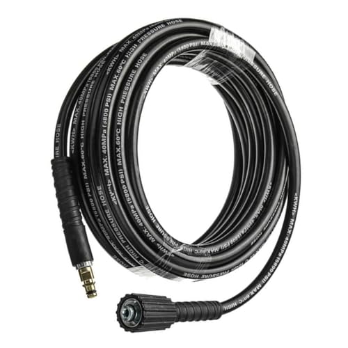 Cabilock 8M High Pressure Washing Machine Hose Durable Plastic Water Heater Hose for Car Cleaning Flexible Cold Water Pipe for Pressure Washers