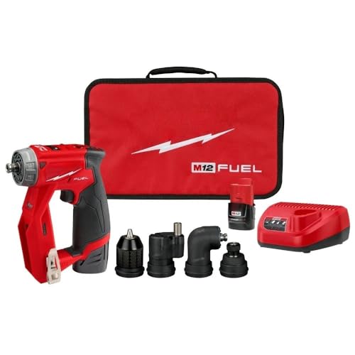 Image of 2505-22 Cordless Power Drill/Driver for Milwaukee M12 12V FUEL Installation Drill/Driver Kit w/Contractor Bag