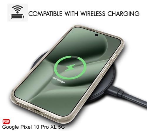 Image of TheGiftKart Ultra-Hybrid Crystal Clear Back Case Cover for Google Pixel 10 Pro XL | Shockproof Design | Hard Back Cover for Google Pixel 10 Pro XL (PC & TPU, Magsafe Compatible, Clear)