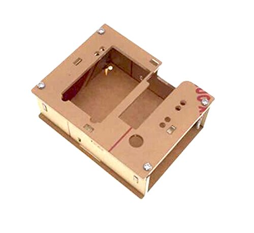 Disassembled clear acrylic case components for the GM328 Transistor Tester