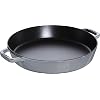 STAUB Cast Iron Frying Pan, Grey, 34 cm