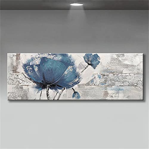 Arts craft peinture diamant abstrait bleu grande taille 40x120cm kit complet
