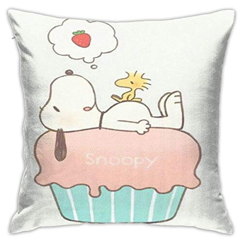 Preisvergleich Produktbild pingshang Liebe Erdbeerkuchen Kissenbezugbezüge 18x18 dekorative Sofa Auto weich