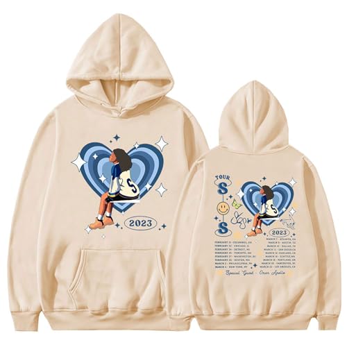 Sweat à capuche SZA SOS Good Days hoodie streetwear kaki mode taille M