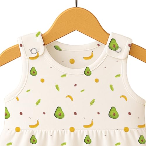 Image of MOM'S HOME Girls Frock Style Onesie | Stylish Organic Cotton Baby Dress Bodysuit for Newborn & Infant Girls | Pack of 1