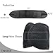 DONNA Deluxe Foam Mesh Wrap with Vitamin E, Head Wraps for Black Women, Hair Wrap for Sleep, Hair Nets for Sleeping, Mesh Hair Wrap, Silk Head Wrap, Black Color 1pc