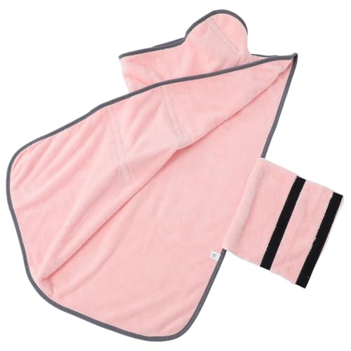 Sosoport ペットバスタオル 犬のポケットバスローブ 犬の洗浄装置 犬用ロー