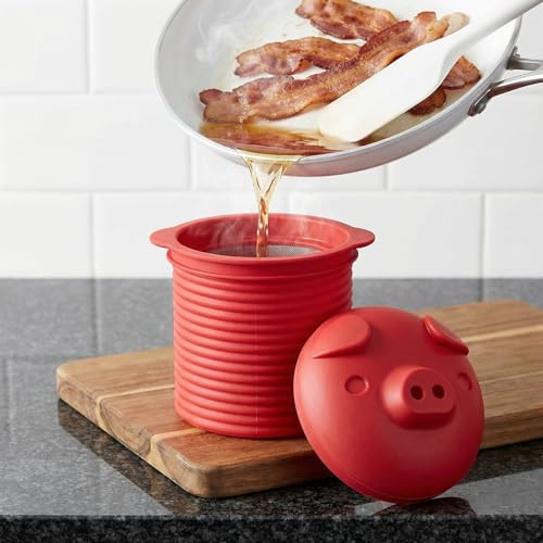 Colador y recolector de grasa para cocina